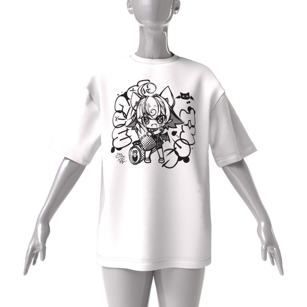 ビッグシルエットTシャツ-MAZAISUKI