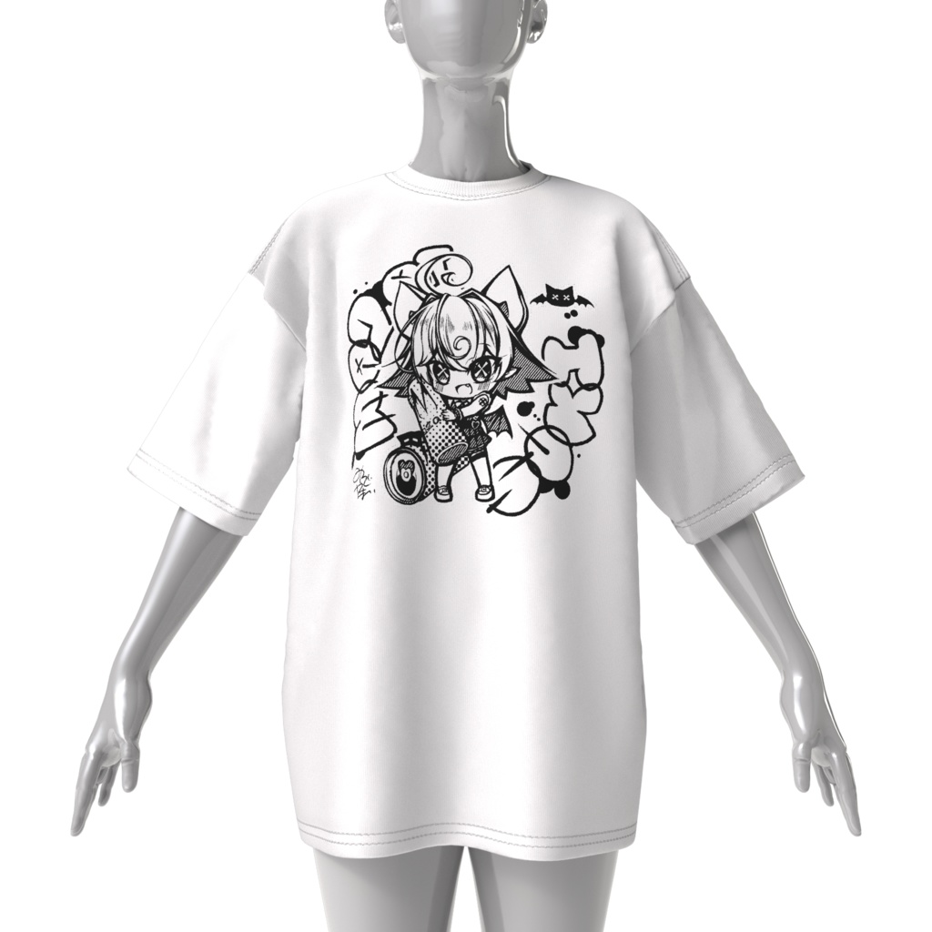 ビッグシルエットTシャツ-MAZAISUKI