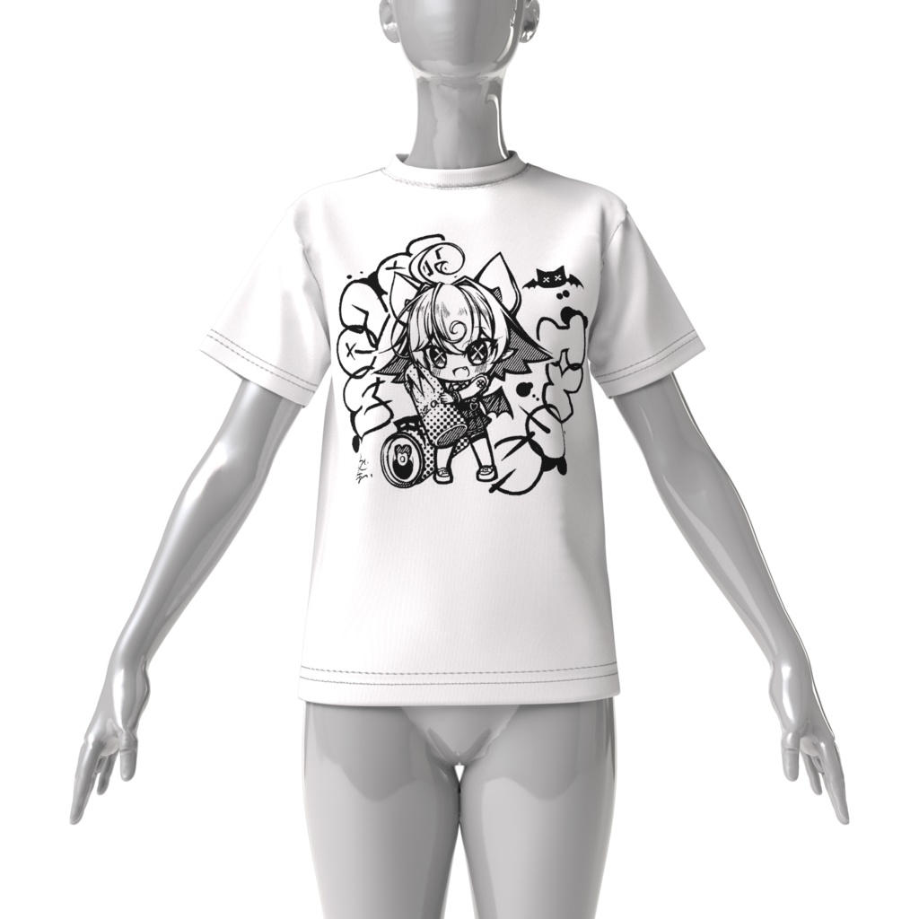 ビッグシルエットTシャツ-MAZAISUKI