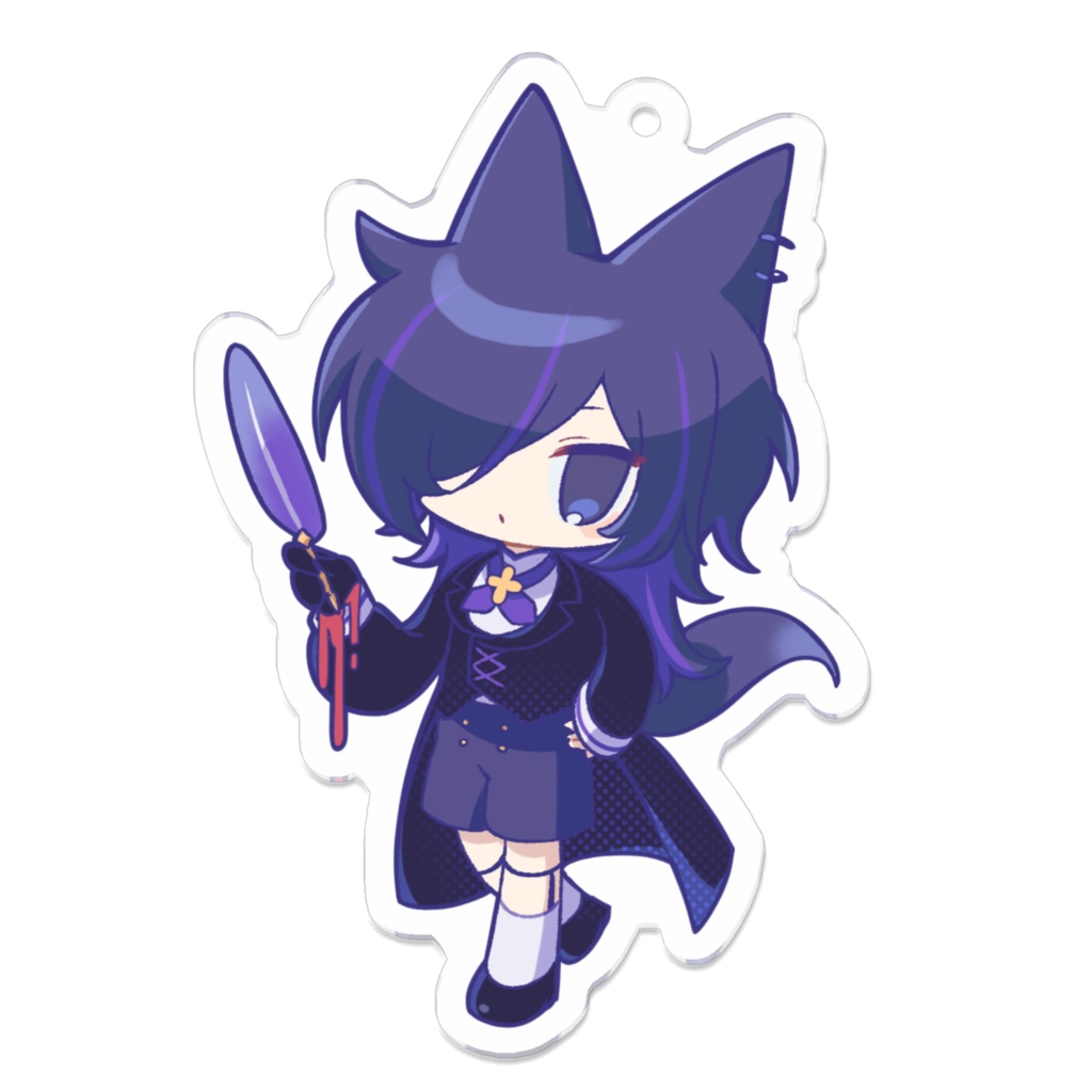 ２周年記念アクリルキーホルダー【サチ】