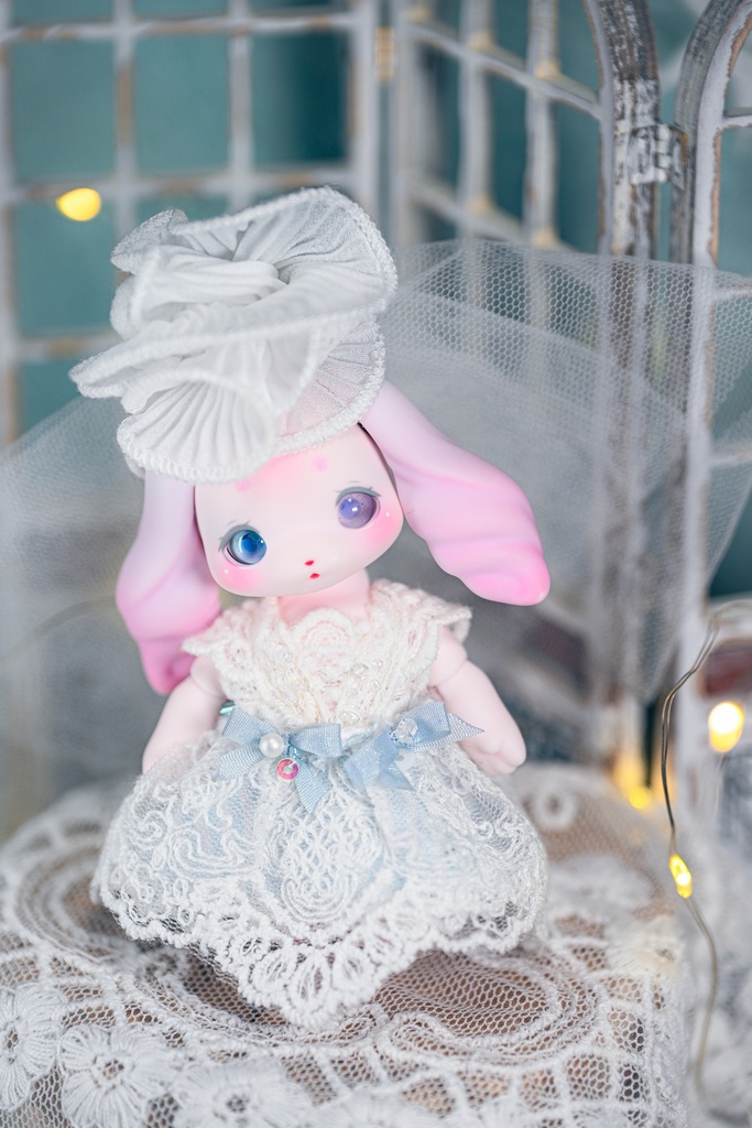 [Cocoriang + Kumukuku サイズ] ホワイトレースドレス / White Lace Dress  - 即納/Ready to ship