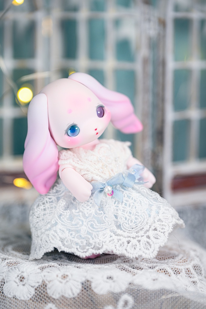 [Cocoriang + Kumukuku サイズ] ホワイトレースドレス / White Lace Dress  - 即納/Ready to ship