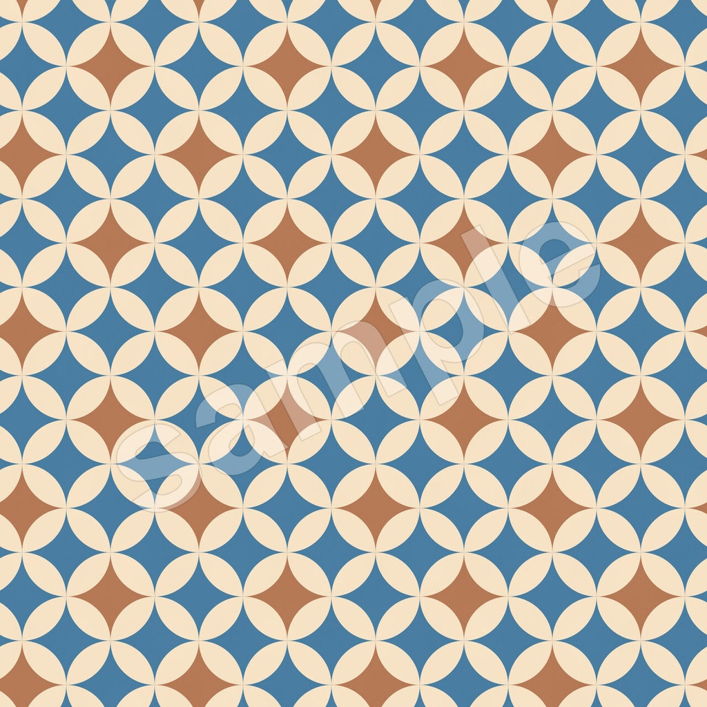 RETRO EVERYDAY 04|レトロポップなデジタルペーパー6枚セット|RETRO PATTERN|