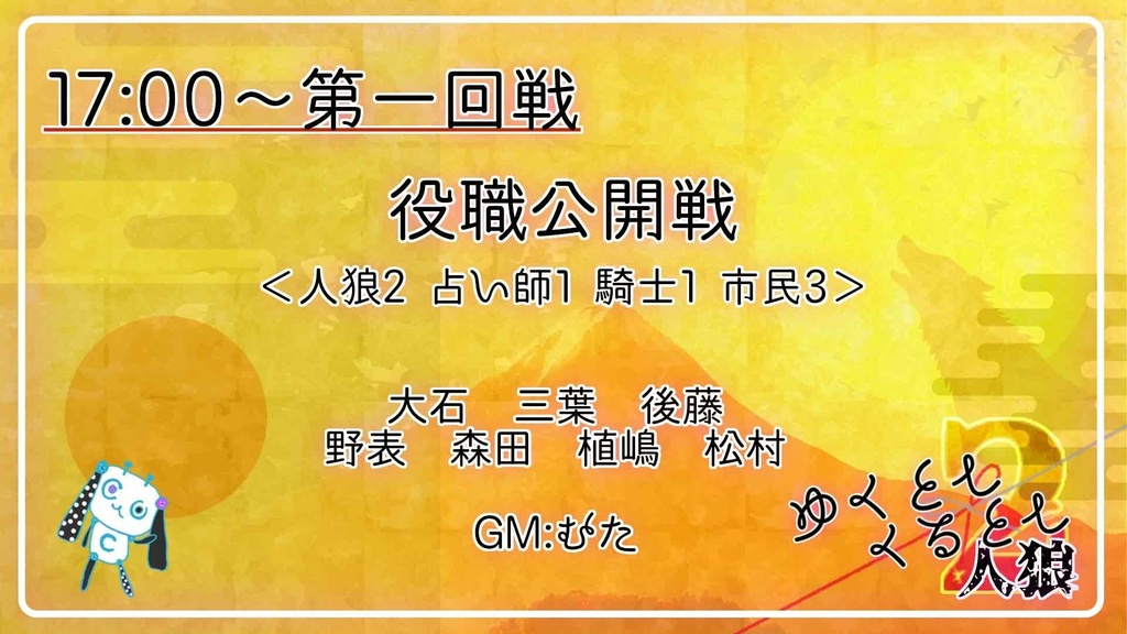 ゆくとしくるとし人狼2 アーカイブ