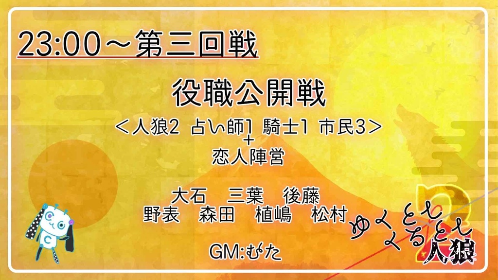 ゆくとしくるとし人狼2 アーカイブ