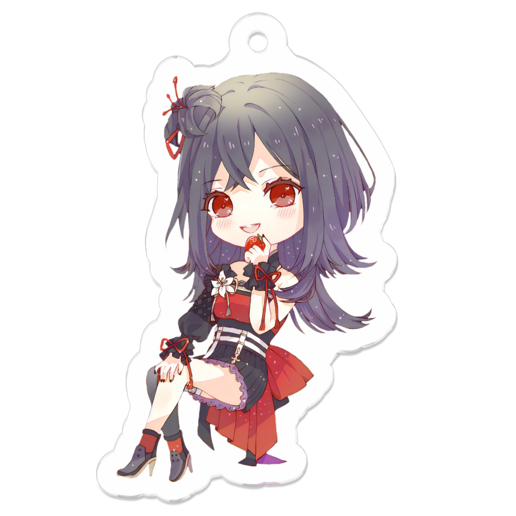 ちびゆりアクリルキーホルダー【苺】