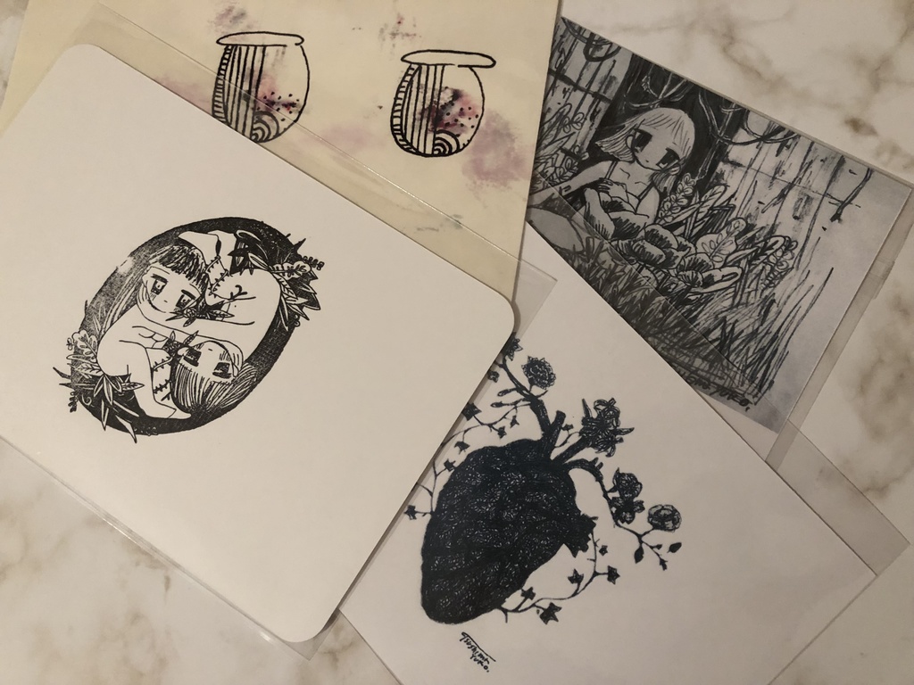 ポストカード4枚セット!/Taoポストカード入り