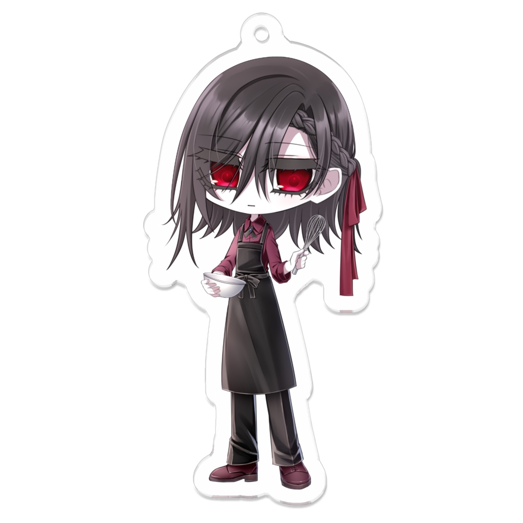 【アクリルキーホルダー】エドウィン(エプロン)