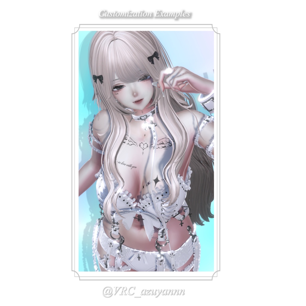 【10アバター対応】Chiffon Wave Hair