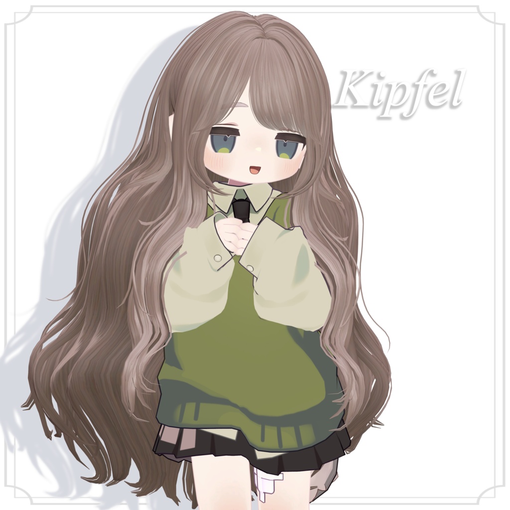 24時間限定500円【10アバター対応】Chiffon Wave Hair