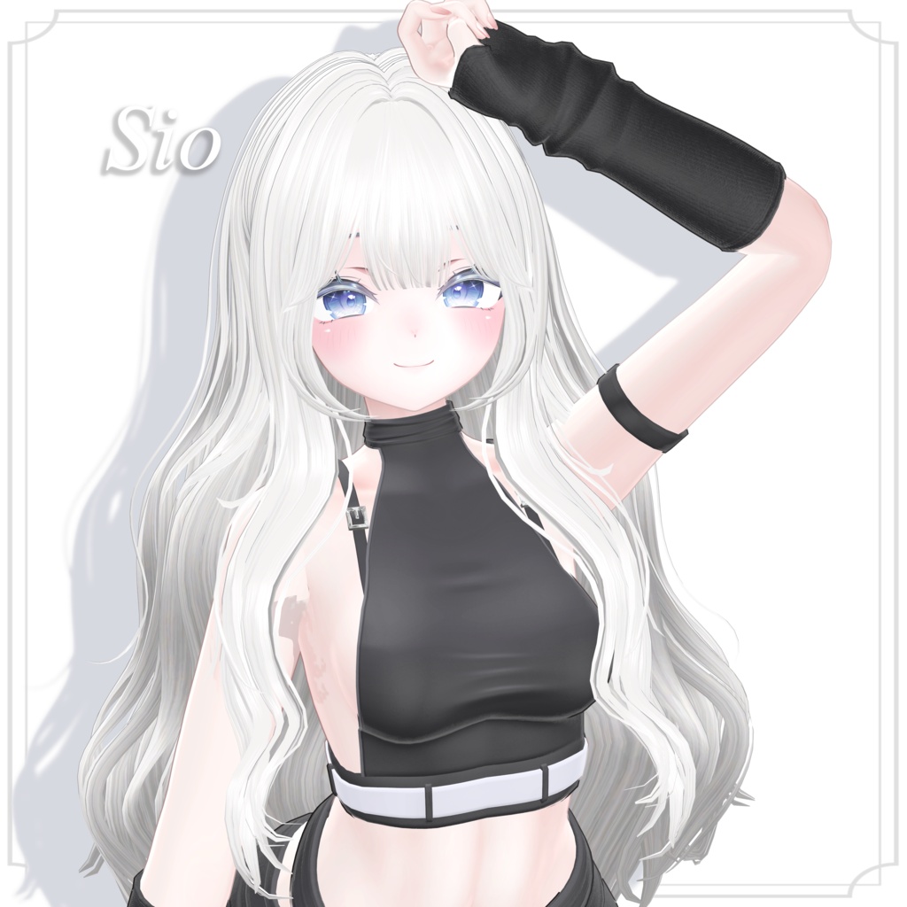 24時間限定500円【10アバター対応】Chiffon Wave Hair