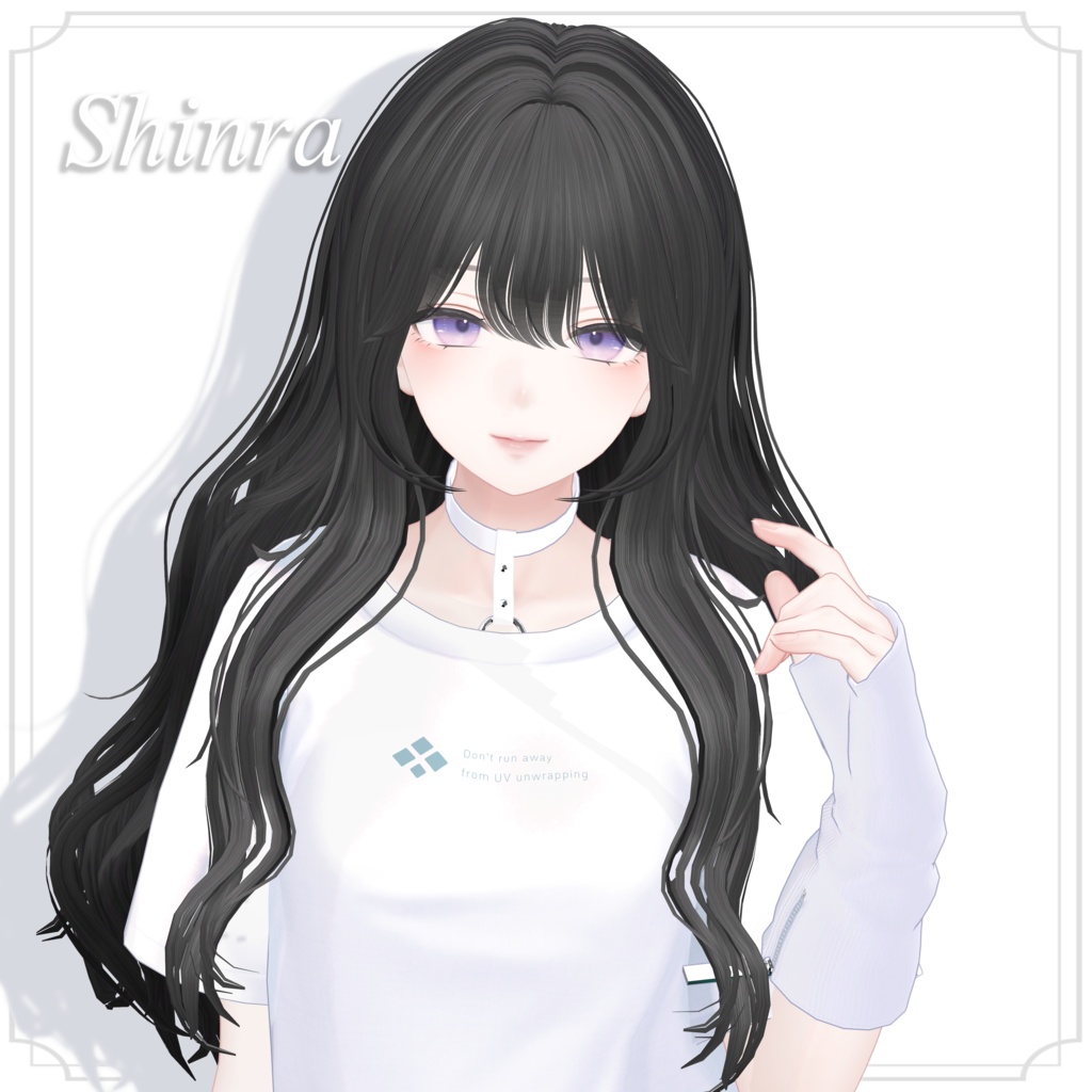 24時間限定500円【10アバター対応】Chiffon Wave Hair