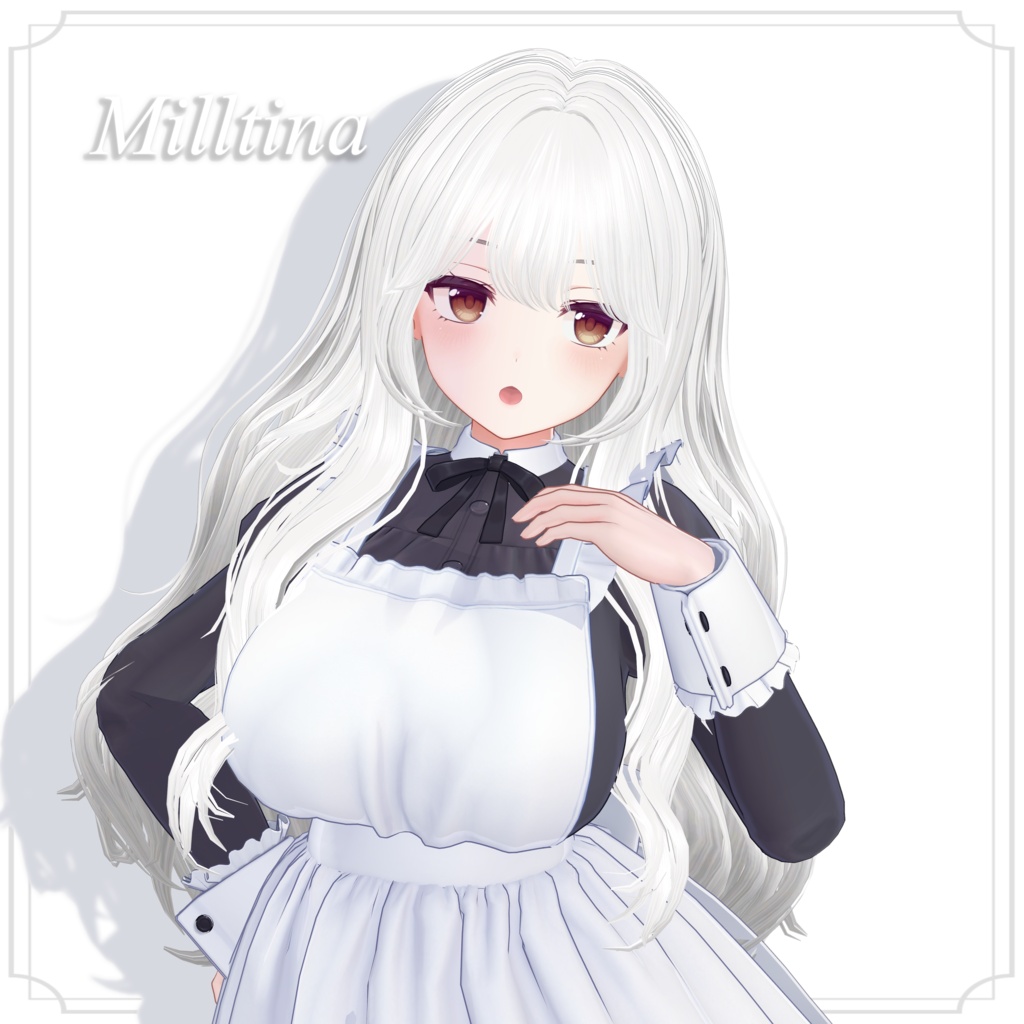 24時間限定500円【10アバター対応】Chiffon Wave Hair