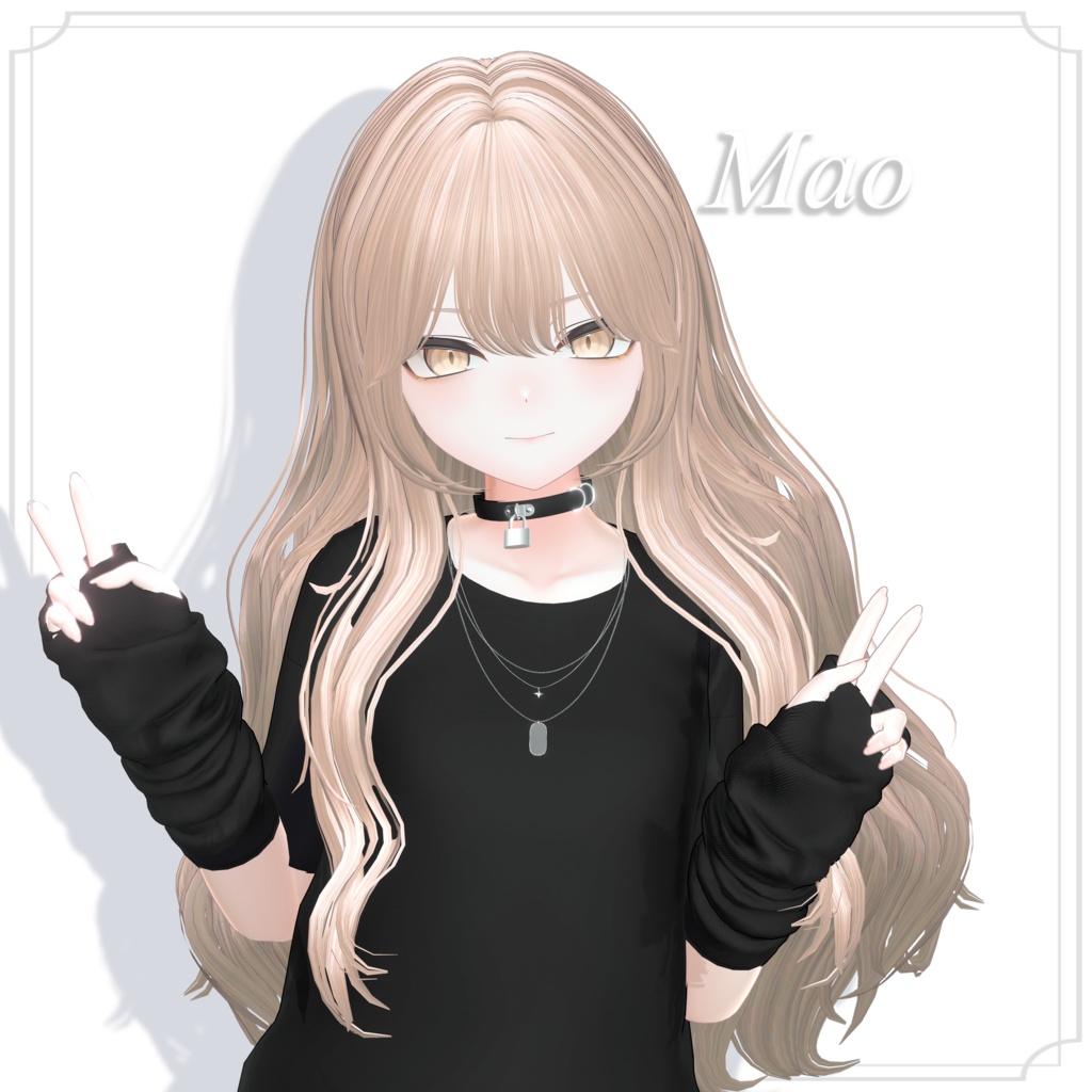24時間限定500円【10アバター対応】Chiffon Wave Hair