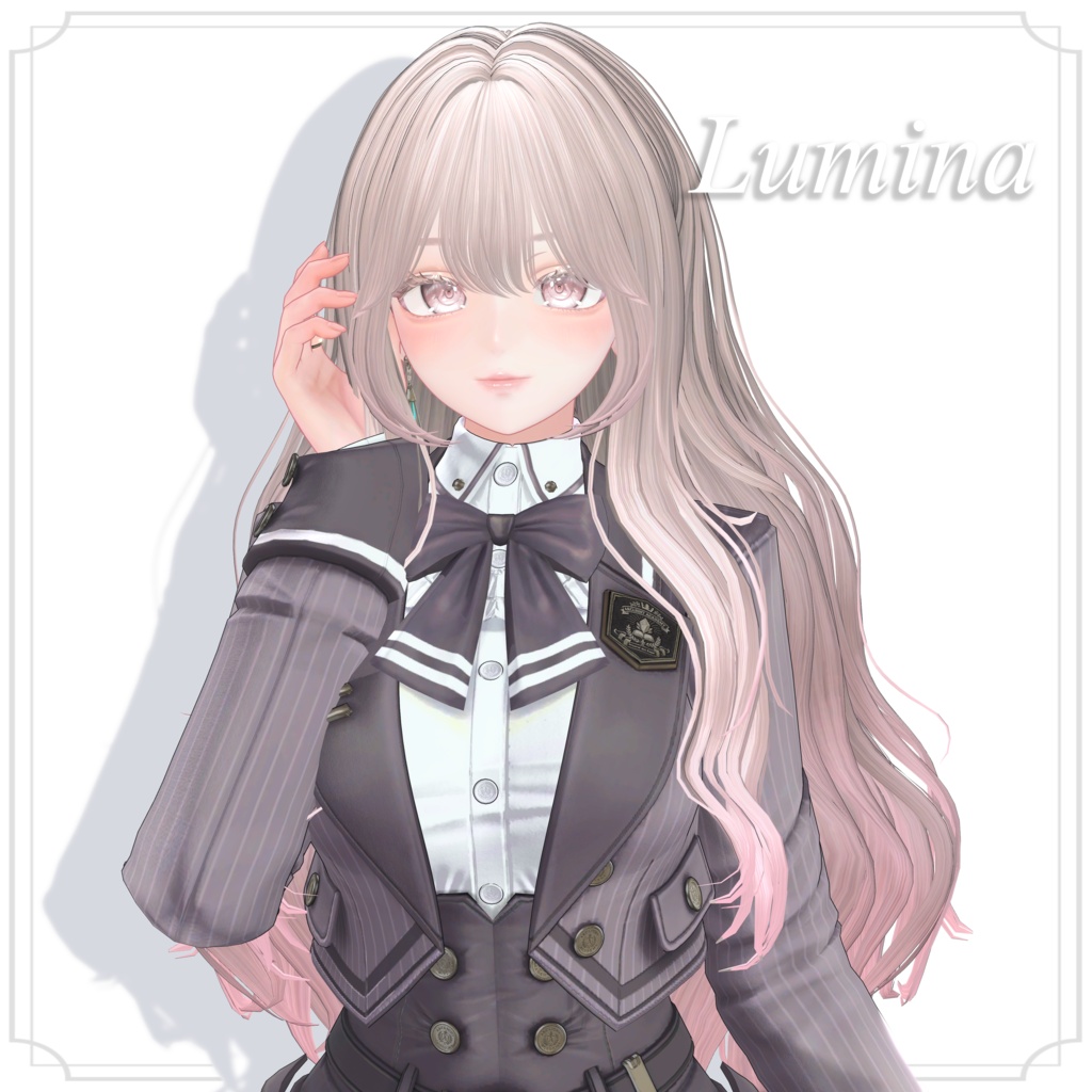 24時間限定500円【10アバター対応】Chiffon Wave Hair