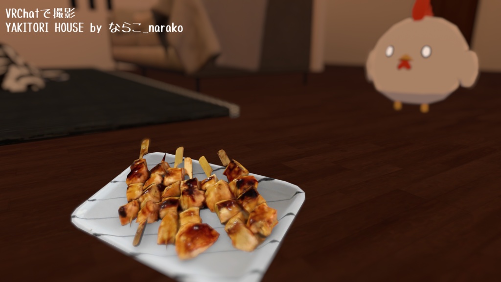 【3Dモデル】様子がおかしいにわとり【Crazy Chicken】