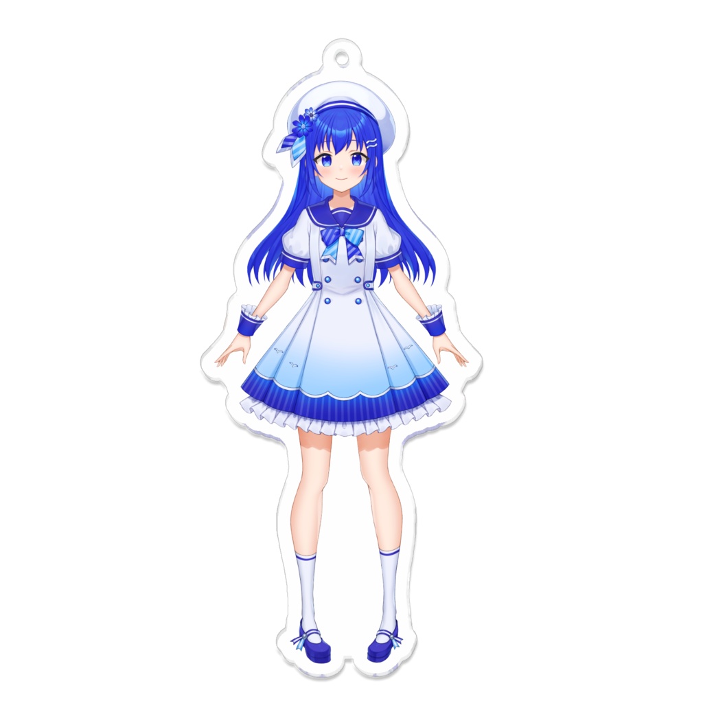 【富貴桜華】3周年記念アクリルキーホルダー(立ち絵夏服)