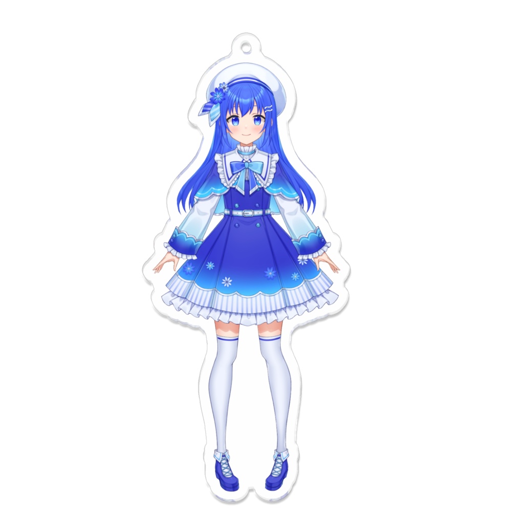 【富貴桜華】3周年記念アクリルキーホルダー(立ち絵冬服)