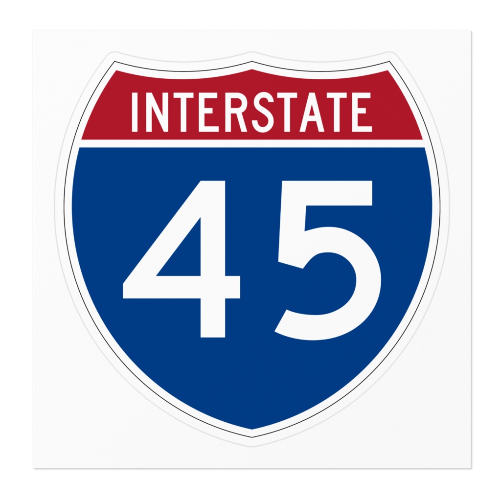 ステッカー アメリカ州間高速道路