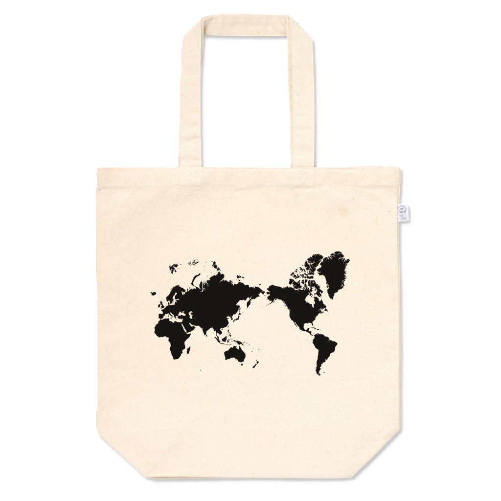 トートバッグ 世界地図
