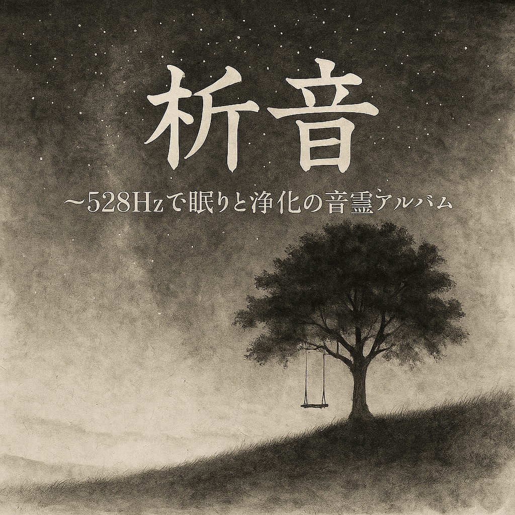 【無料配布】【商用フリー睡眠BGM】528Hz|著作権登録済・安心して使える癒しの音楽 - 《祈音(Inori-ne)》〜眠りと浄化の音霊〜10.瀬織津姫の風(Wind of Seoritsuhime)