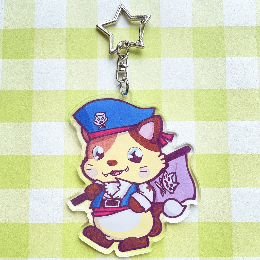 ちょいワル海賊ビスケ☆アクリルキーホルダー