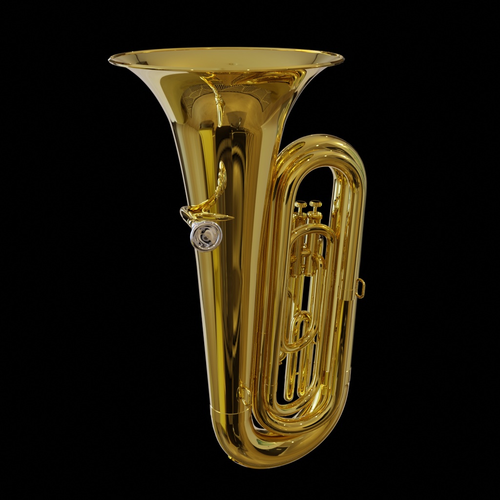 チューバ 3DCGモデル