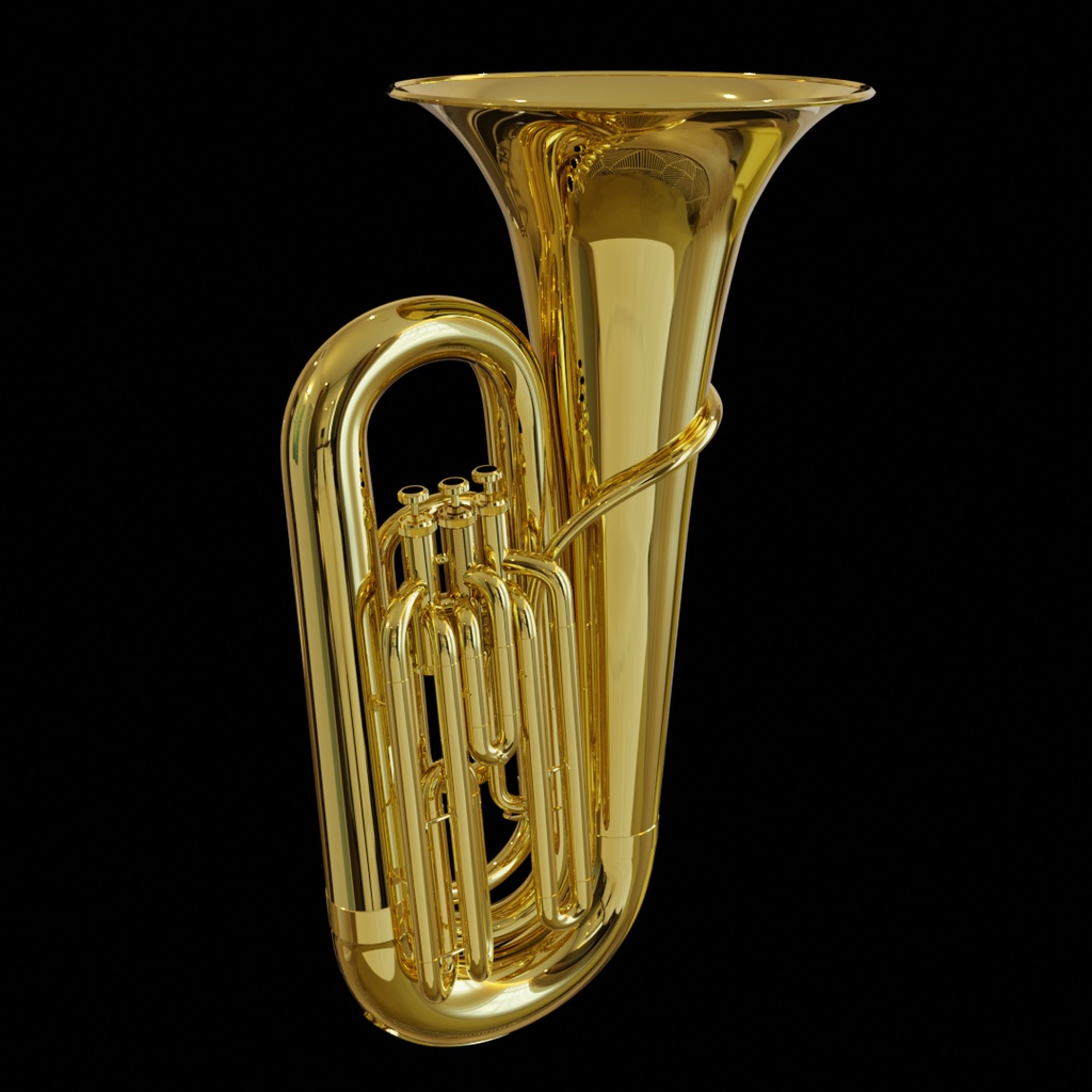 チューバ 3DCGモデル