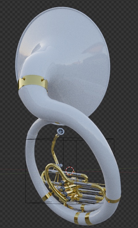 スーザホン 3DCGモデル