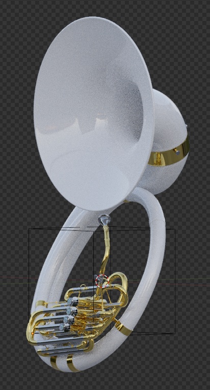 スーザホン 3DCGモデル