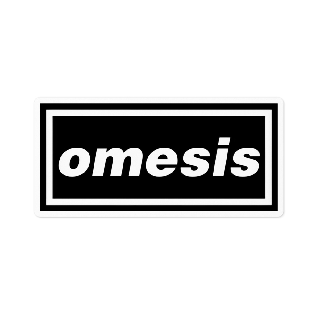 おめシステッカー "oasis×おめシス"