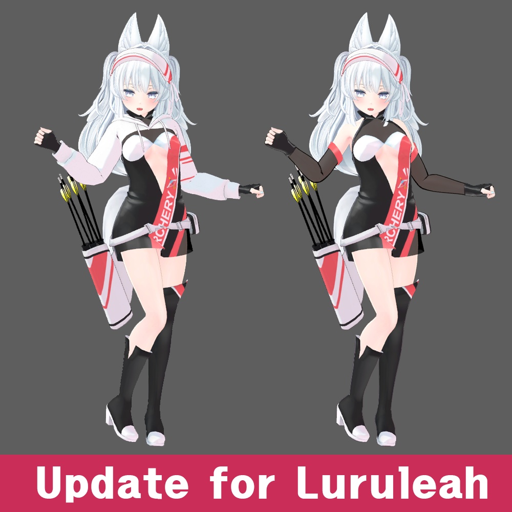 アーチェリー·ガール·ドレス【3Dモデル】