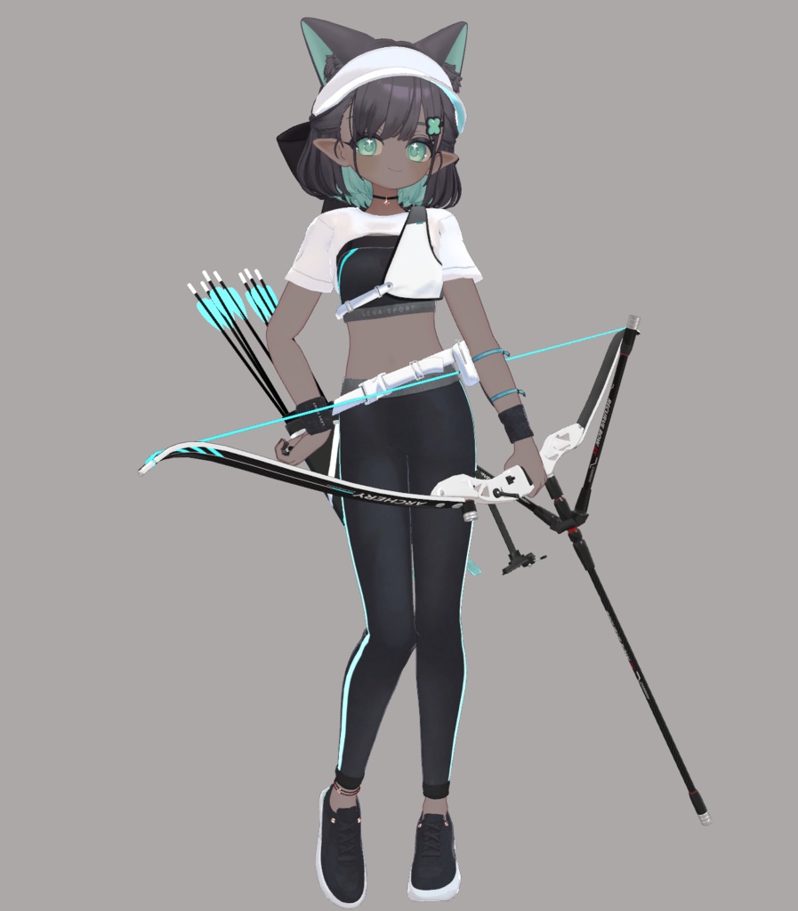 アーチェリー弓 EX【3Dモデル】