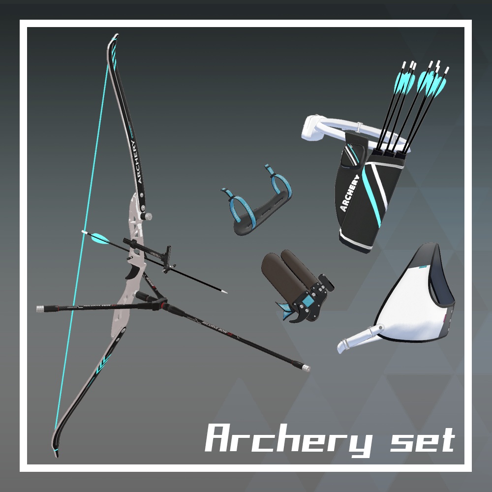 アーチェリー弓 EX【3Dモデル】