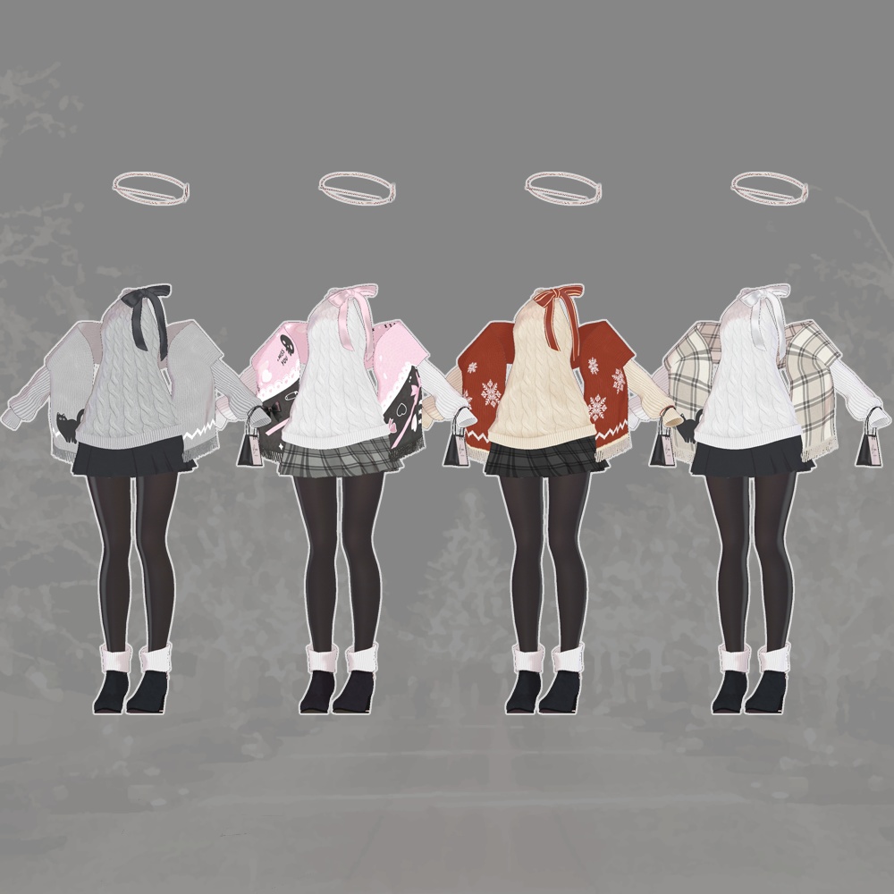 スウィーティー・デート (10Avatars)【3Dモデル】