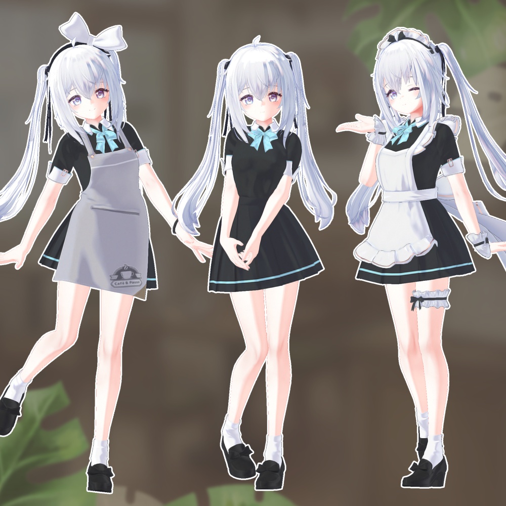 放課後バイト (14Avatars)【3Dモデル】