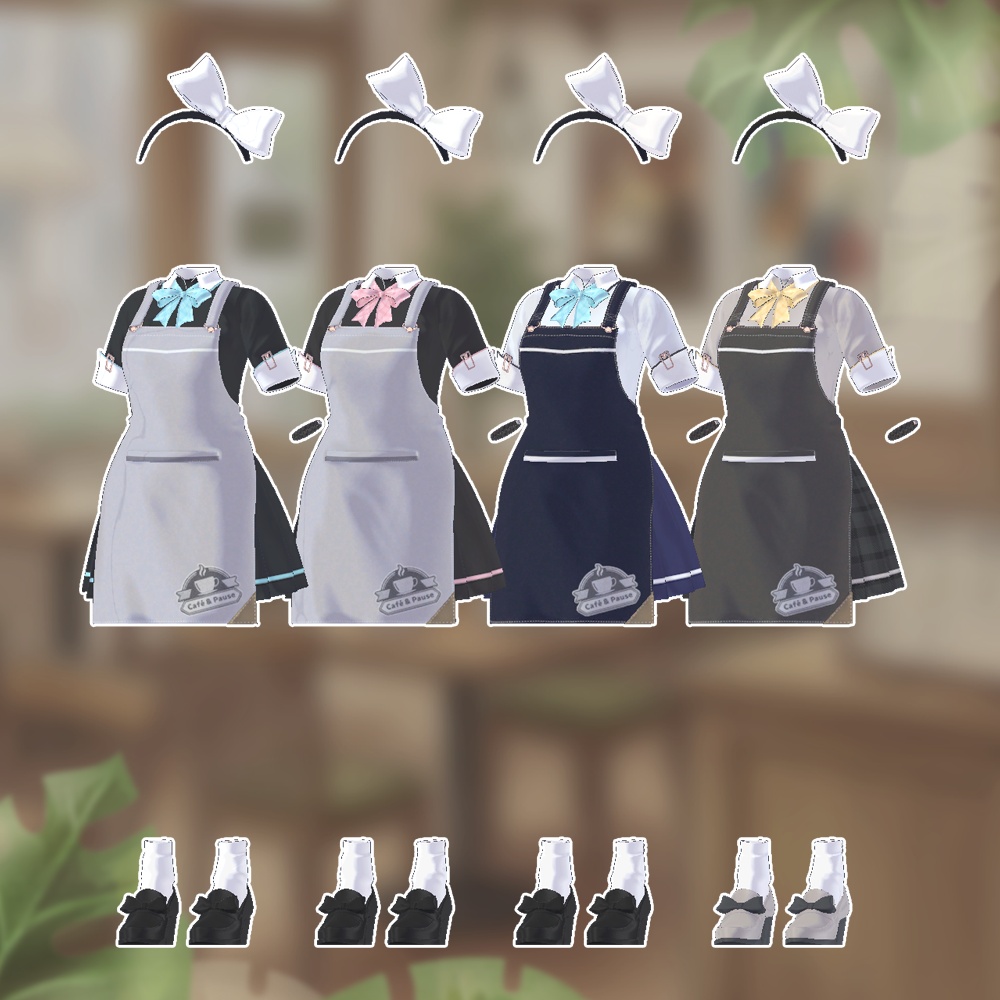 放課後バイト (14Avatars)【3Dモデル】
