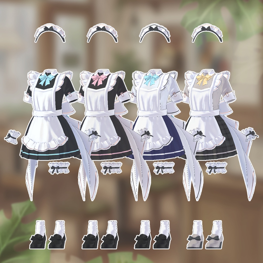 放課後バイト (14Avatars)【3Dモデル】