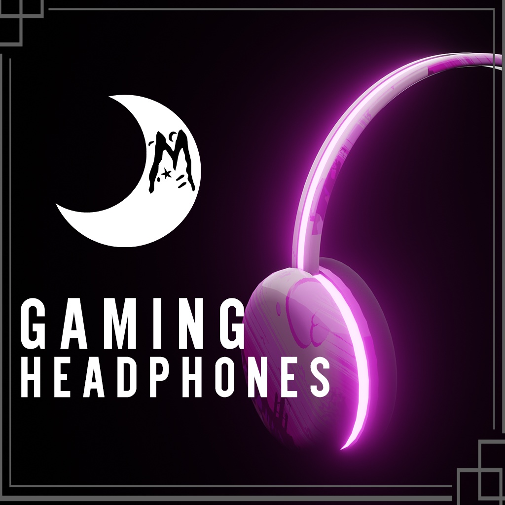  ゲーミングヘッドホン / Gaming Headphones 3D Model