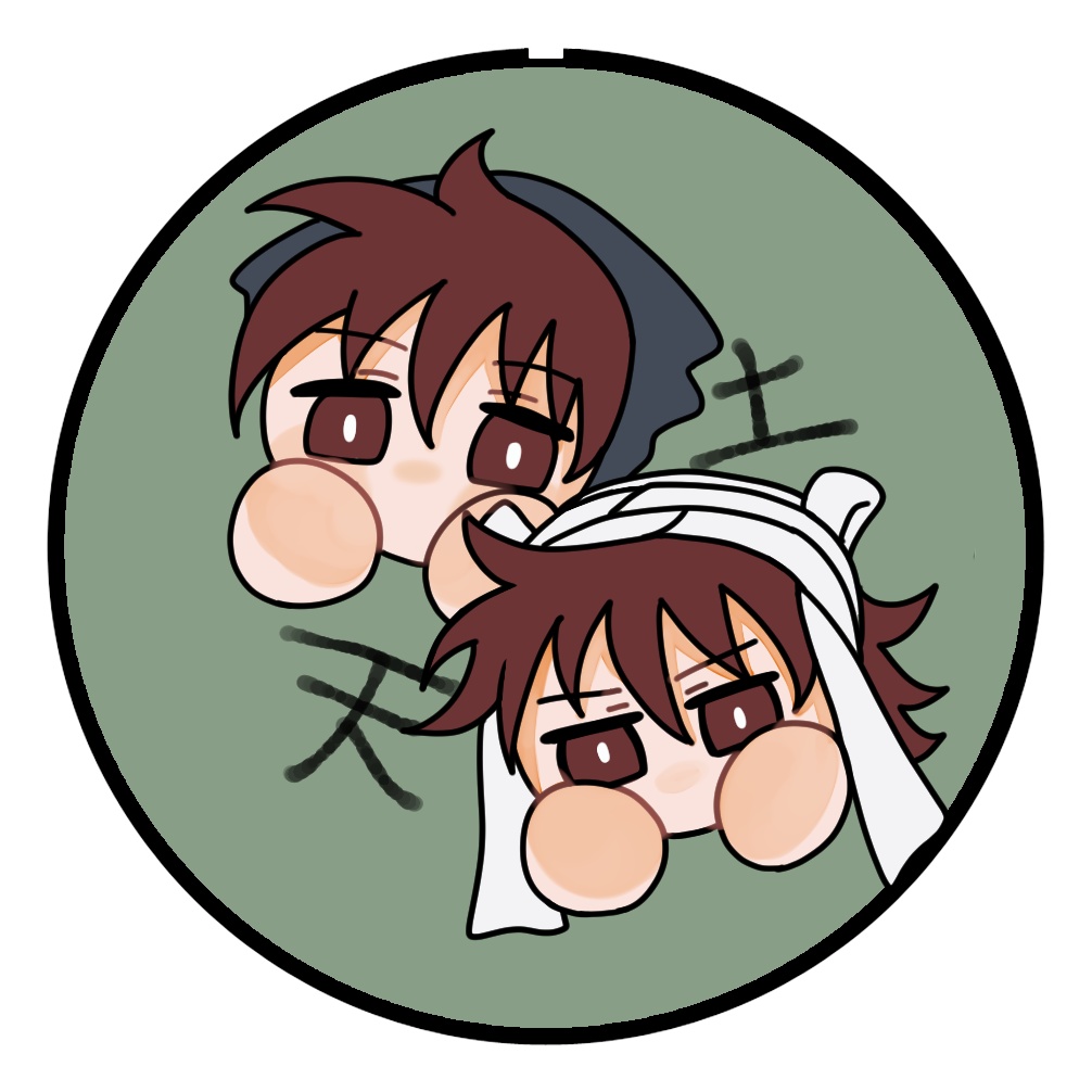 天鬼と土井 缶バッジ