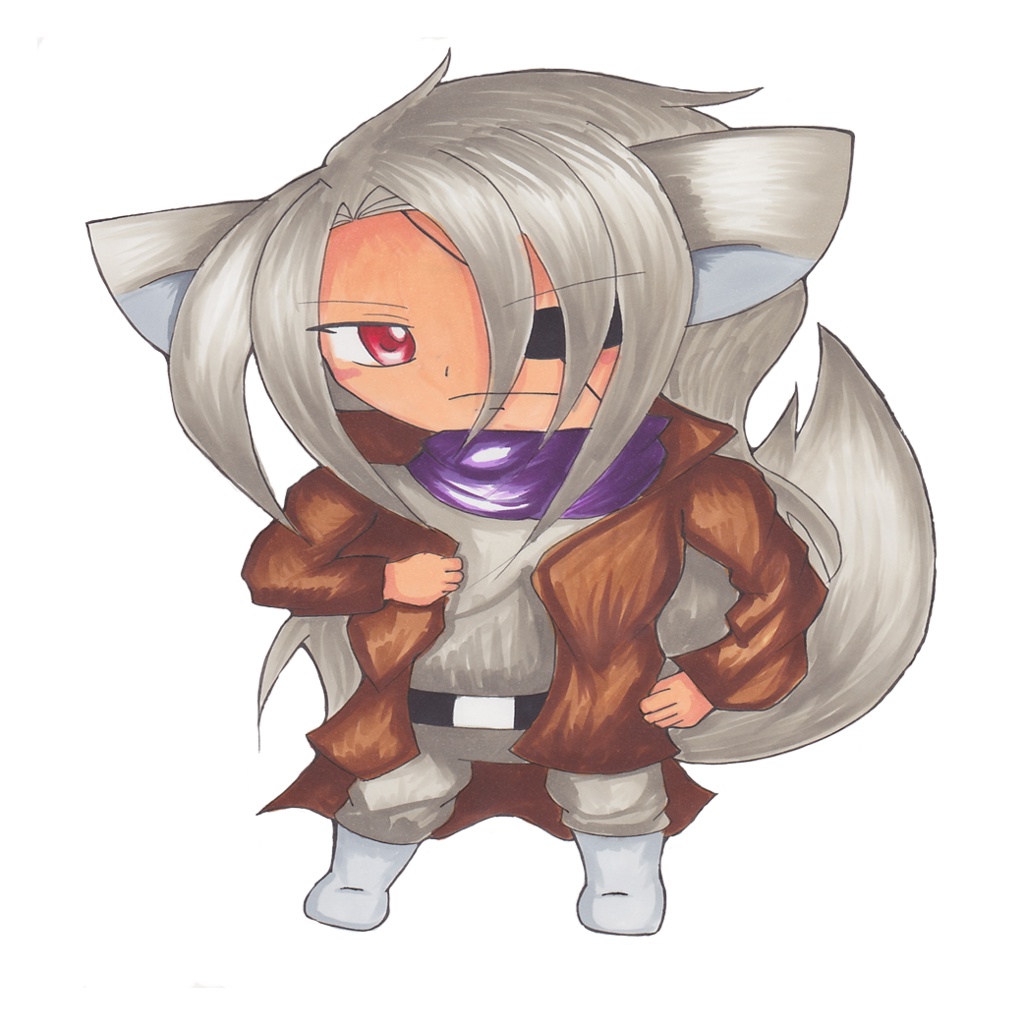 アクリルフィギュア（ウルフ）