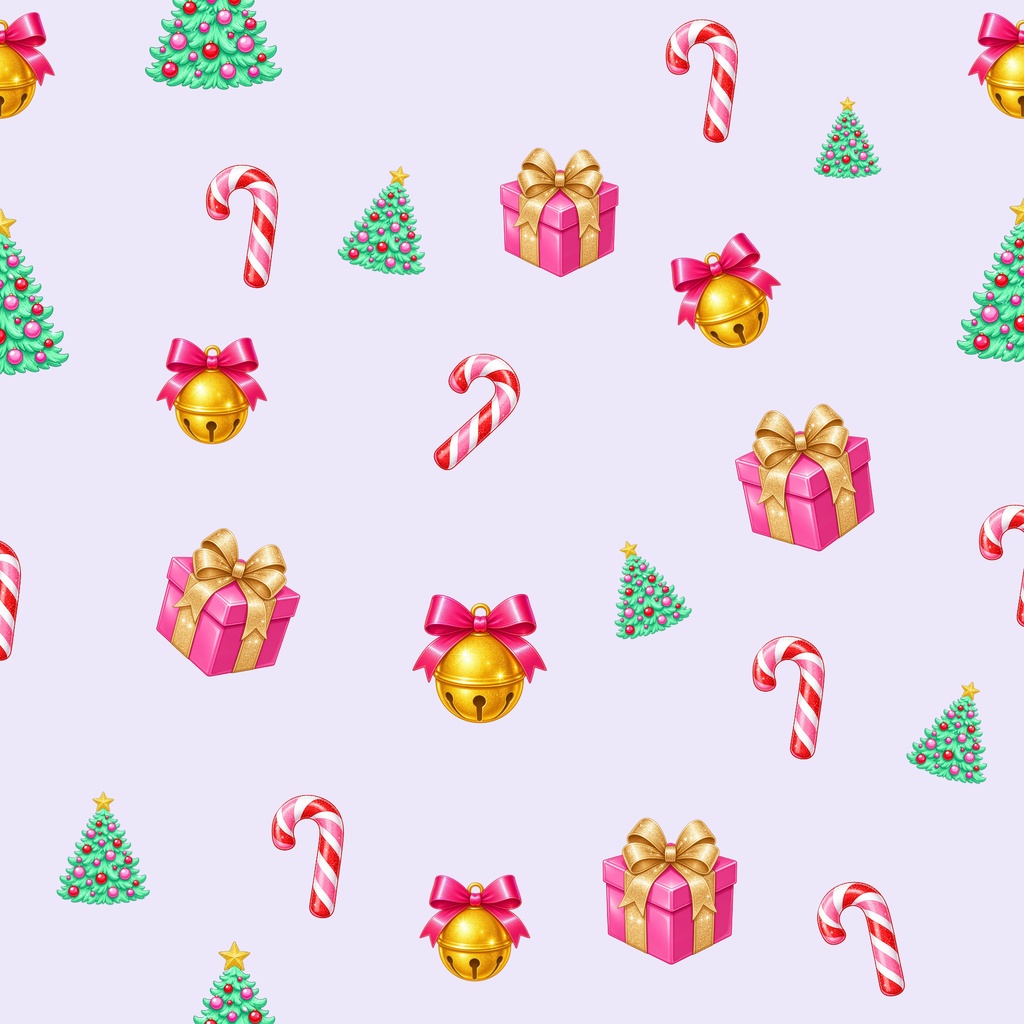 クリスマス デジタルペーパー3枚セット ポップ SNS素材 スマホ背景 デジタル手帳 壁紙