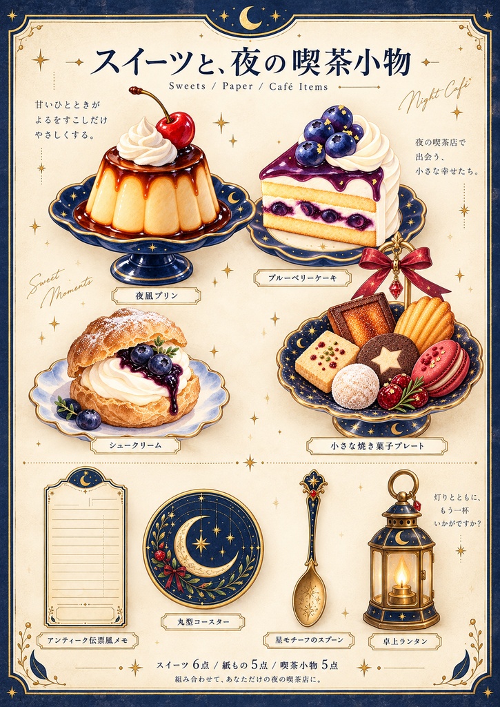 夜凪の喫茶店メニュー素材集 vol.1