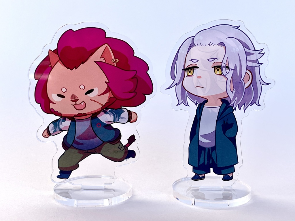 アクリルスタンド おでかけえるもくん&はーですくん