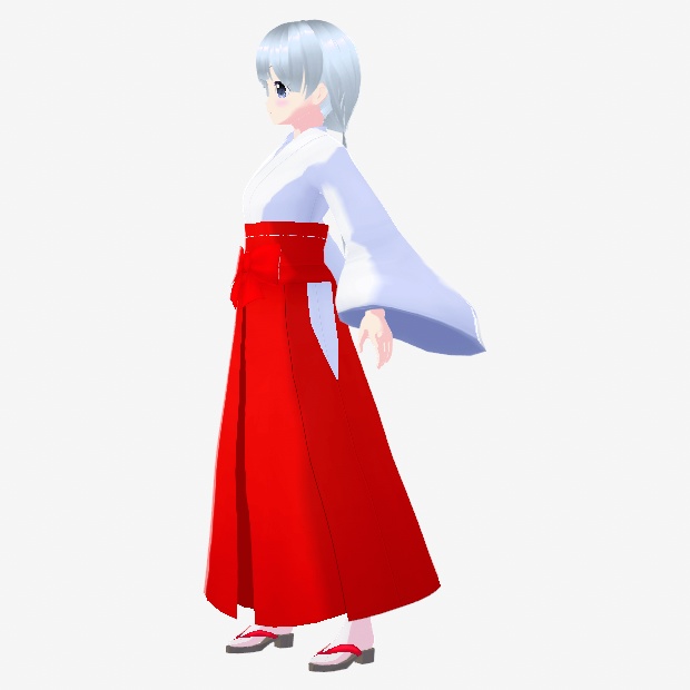 【VRM】緋村修式_つくよみちゃん(巫女装束)