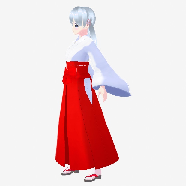 【VRM】緋村修式_つくよみちゃん(巫女装束)