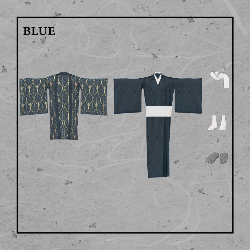 +Head対応衣装モデル kimono