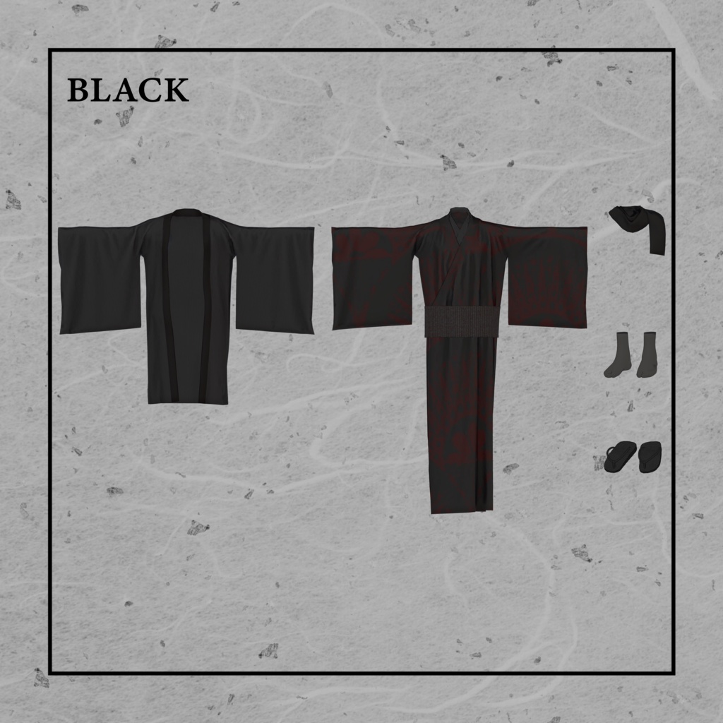 +Head対応衣装モデル kimono