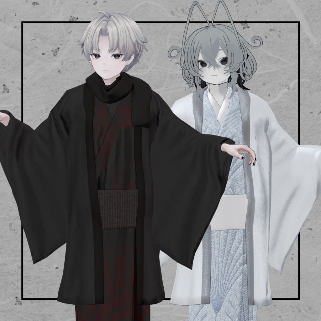 +Head対応衣装モデル kimono