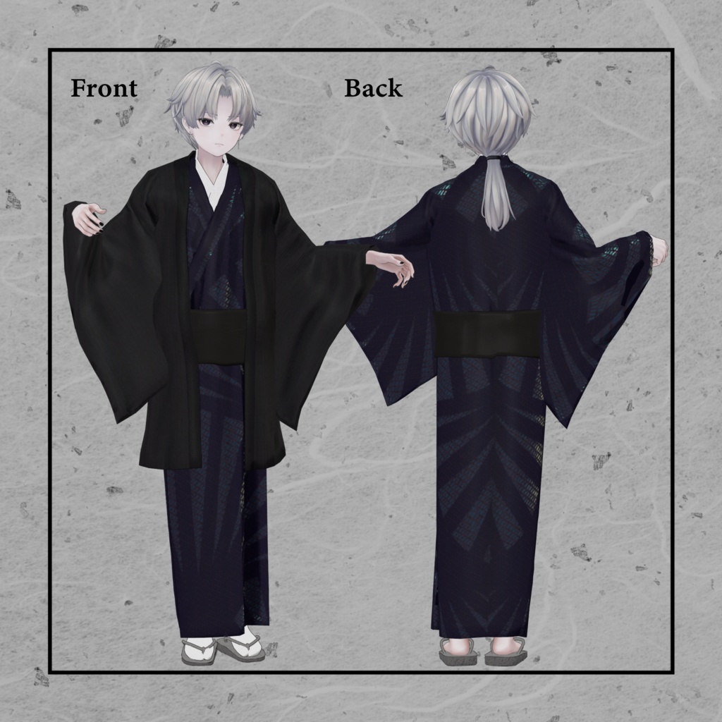 +Head対応衣装モデル kimono
